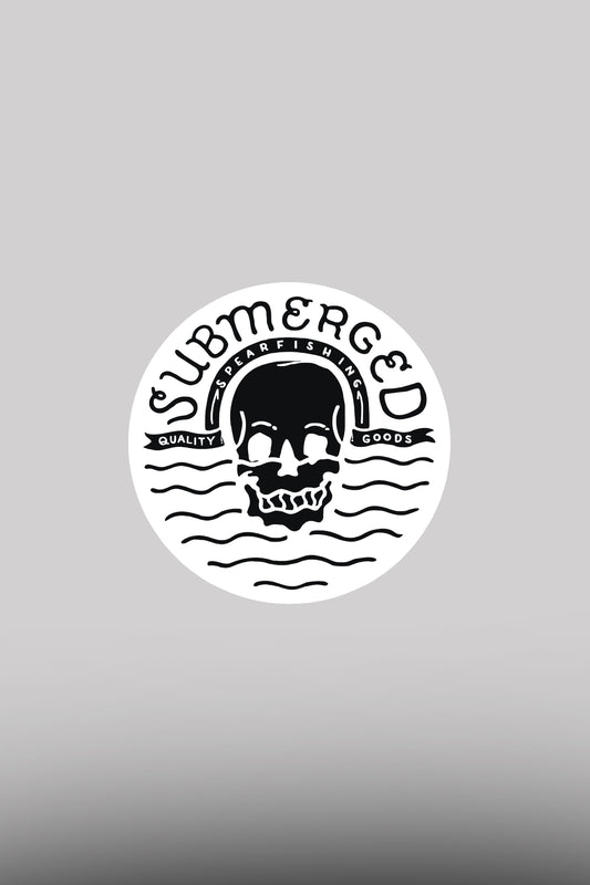 Sinking Skull Vinyl Sticker