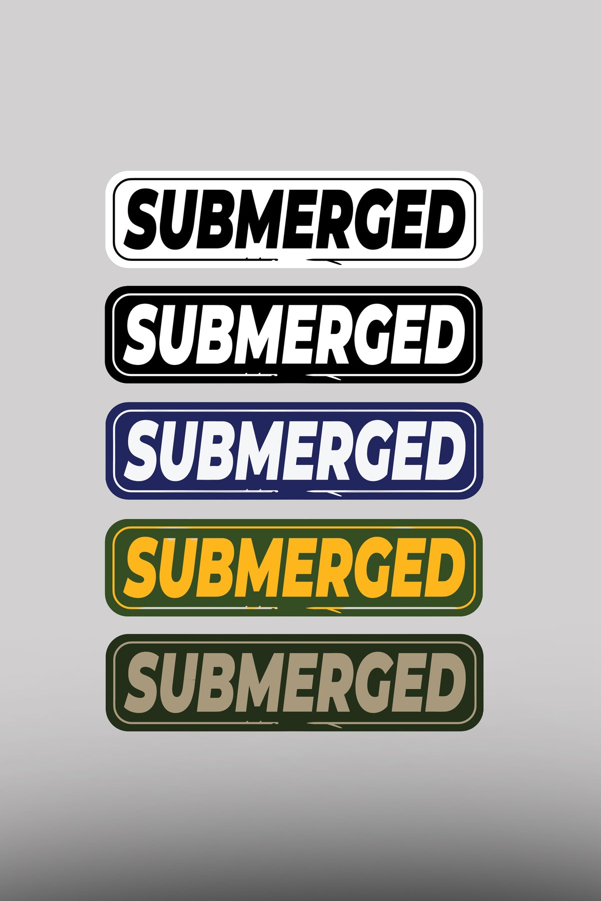 Submerged Vinyl Sticker