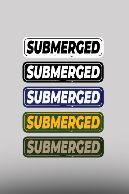 Submerged Vinyl Sticker